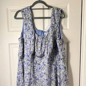 North Style Lavender Floral Dress, NWOT, 22W